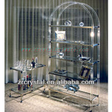 Mesa de cristal móvil K9 y armario
